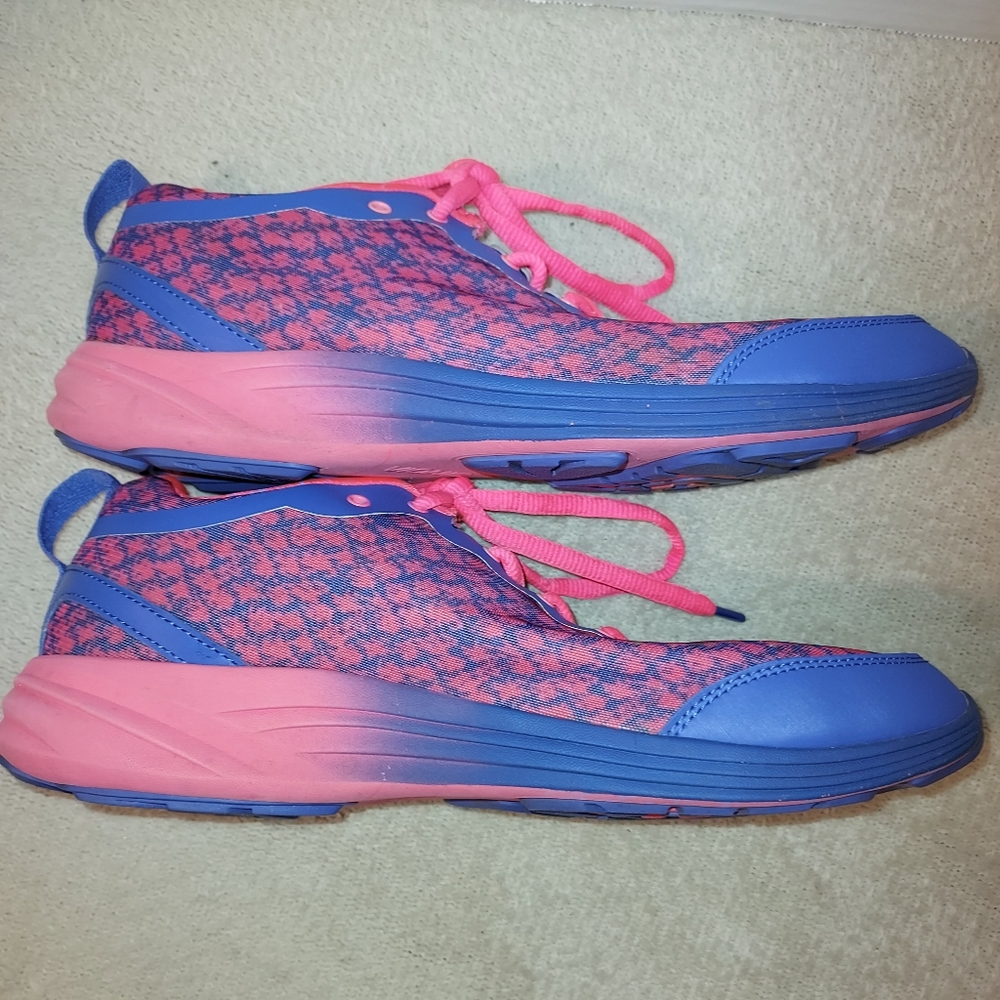 Vionic Python Vivid Pink/Blue Lace-Up Running Act… - image 4